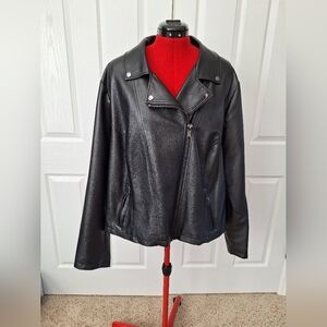 Black Leather Women's Jacket